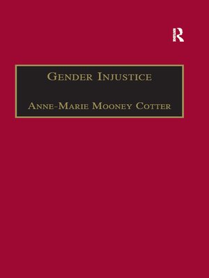 cover image of Gender Injustice